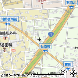 静岡県浜松市中央区石原町592周辺の地図