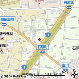 静岡県浜松市中央区石原町591周辺の地図