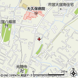 兵庫県明石市大久保町大窪周辺の地図