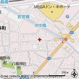 静岡県浜松市中央区東若林町170周辺の地図