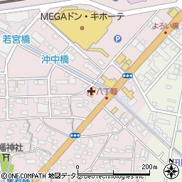 サガミ　浜松可美店周辺の地図