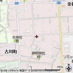 静岡県浜松市中央区金折町290周辺の地図