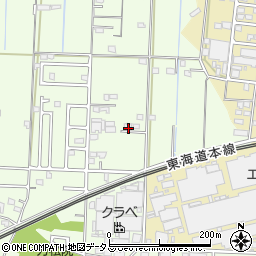 静岡県浜松市中央区篠原町327周辺の地図