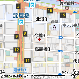 日本音楽著作権協会（一般社団法人）　大阪支部周辺の地図