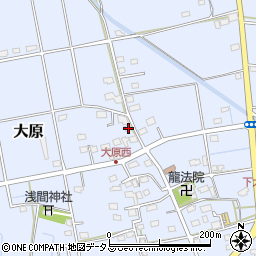 静岡県磐田市大原2362周辺の地図