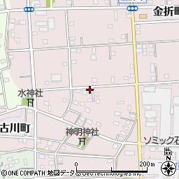 静岡県浜松市中央区金折町294周辺の地図