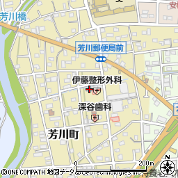 静岡県浜松市中央区芳川町380周辺の地図