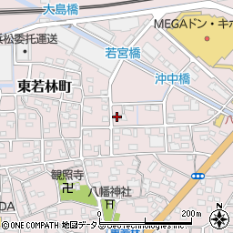 静岡県浜松市中央区東若林町220周辺の地図