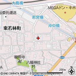 静岡県浜松市中央区東若林町223周辺の地図