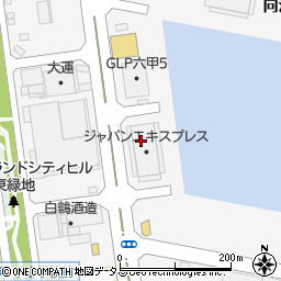 株式会社ジャパンエキスプレス　六甲倉庫事務所周辺の地図