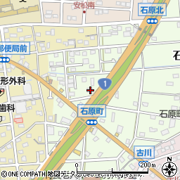 静岡県浜松市中央区石原町588周辺の地図