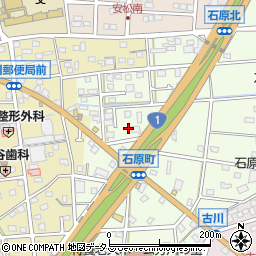 静岡県浜松市中央区石原町589周辺の地図