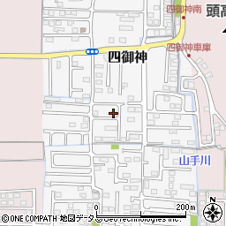 岡山県岡山市中区四御神144-34周辺の地図