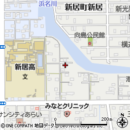 静岡県湖西市新居町新居46周辺の地図