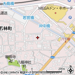 静岡県浜松市中央区東若林町228周辺の地図