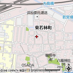 静岡県浜松市中央区東若林町677周辺の地図