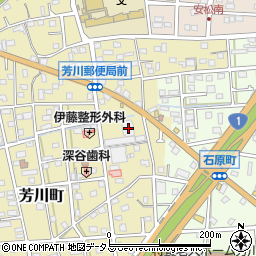 静岡県浜松市中央区芳川町365周辺の地図