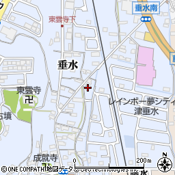 三重県津市垂水879周辺の地図