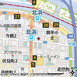 大阪府大阪市中央区今橋1丁目8周辺の地図