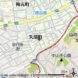 兵庫県神戸市兵庫区矢部町22周辺の地図