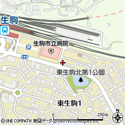 東生駒医療ビル周辺の地図