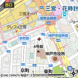 株式会社合人社計画研究所　神戸支店周辺の地図