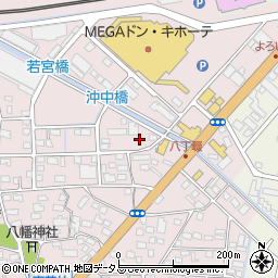 静岡県浜松市中央区東若林町160周辺の地図
