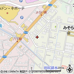 静岡県浜松市中央区神田町428周辺の地図