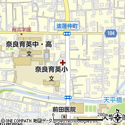ＥＮＥＯＳ奈良法蓮ＳＳ周辺の地図