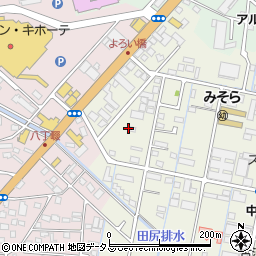静岡県浜松市中央区神田町454周辺の地図