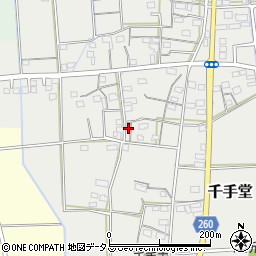 静岡県磐田市千手堂795周辺の地図