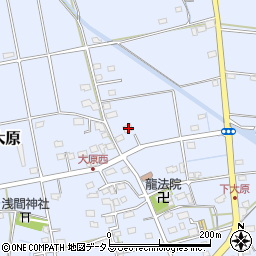 静岡県磐田市大原2211周辺の地図
