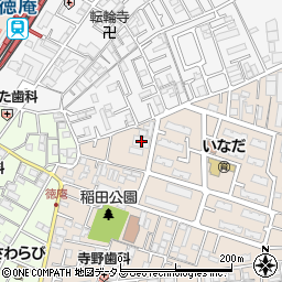 カーサ東大阪周辺の地図