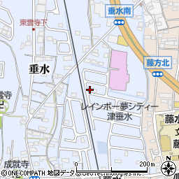 三重県津市垂水890-36周辺の地図
