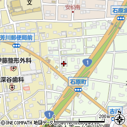 静岡県浜松市中央区石原町595周辺の地図