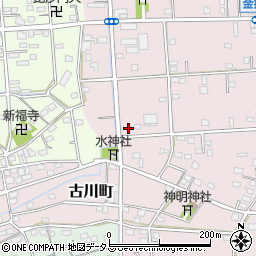 静岡県浜松市中央区金折町283周辺の地図