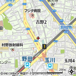 北おおさか信用金庫野田支店周辺の地図
