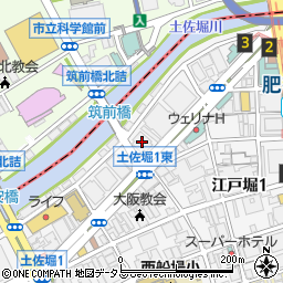 いなば食品株式会社大阪支店周辺の地図