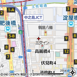 淀屋橋竹村ビル周辺の地図