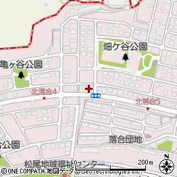 兵庫県神戸市須磨区北落合5丁目4-3周辺の地図