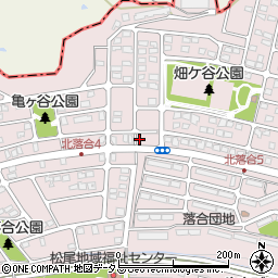 兵庫県神戸市須磨区北落合5丁目4-1周辺の地図