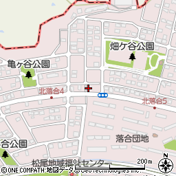 兵庫県神戸市須磨区北落合5丁目4-1周辺の地図