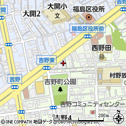 ローソン福島吉野四丁目店周辺の地図