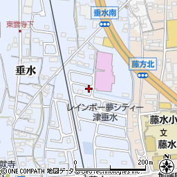 三重県津市垂水890-33周辺の地図