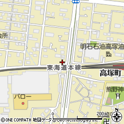 静岡県浜松市中央区高塚町1140周辺の地図