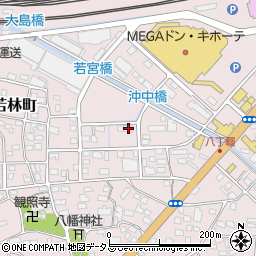 静岡県浜松市中央区東若林町232周辺の地図
