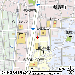 ほっともっと　浜松都盛町店周辺の地図