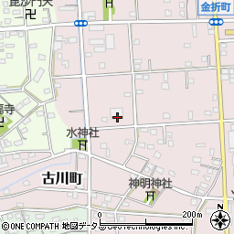 静岡県浜松市中央区金折町276周辺の地図