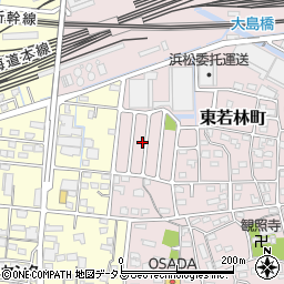静岡県浜松市中央区東若林町778周辺の地図