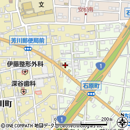 静岡県浜松市中央区芳川町325周辺の地図